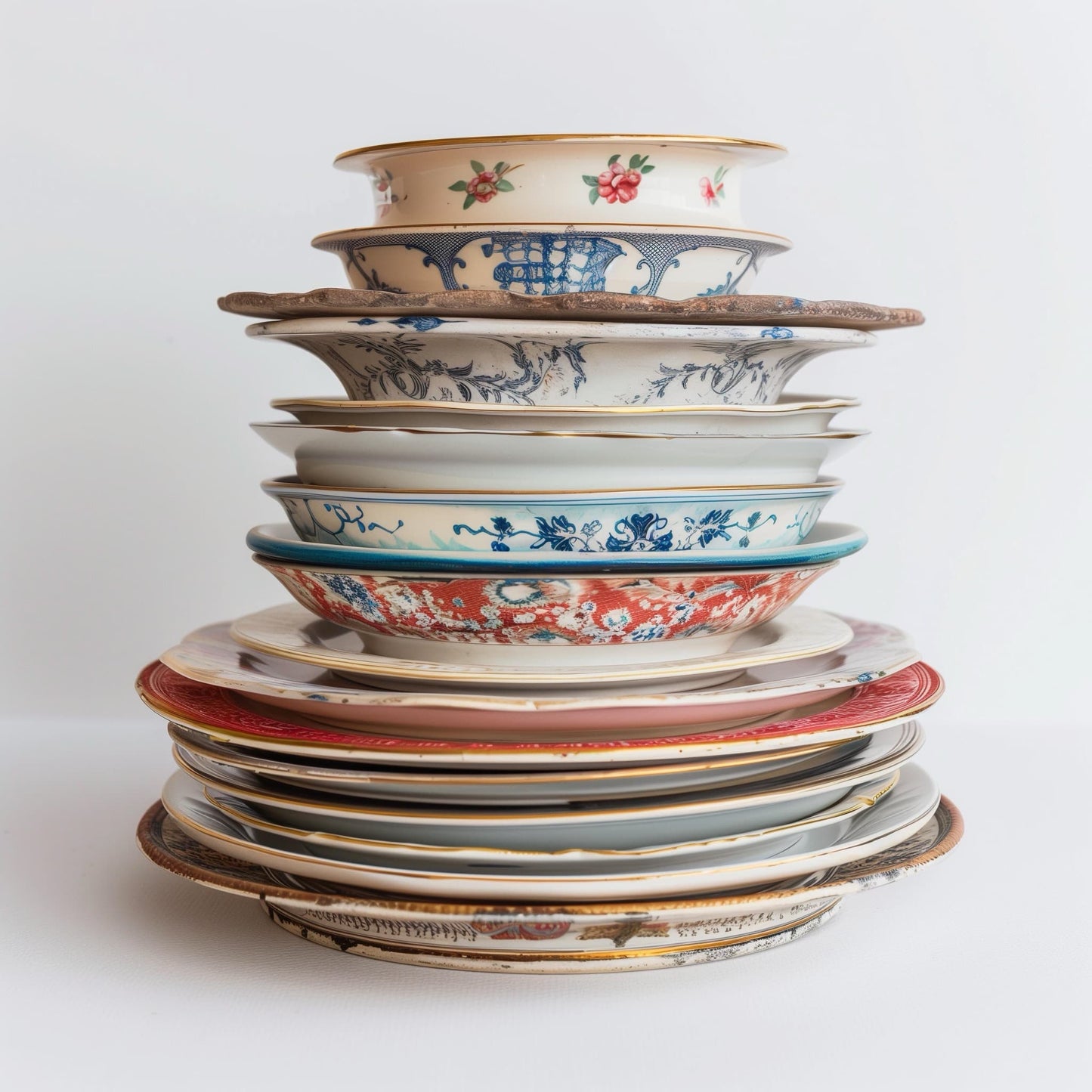 Kitchen plates bowls